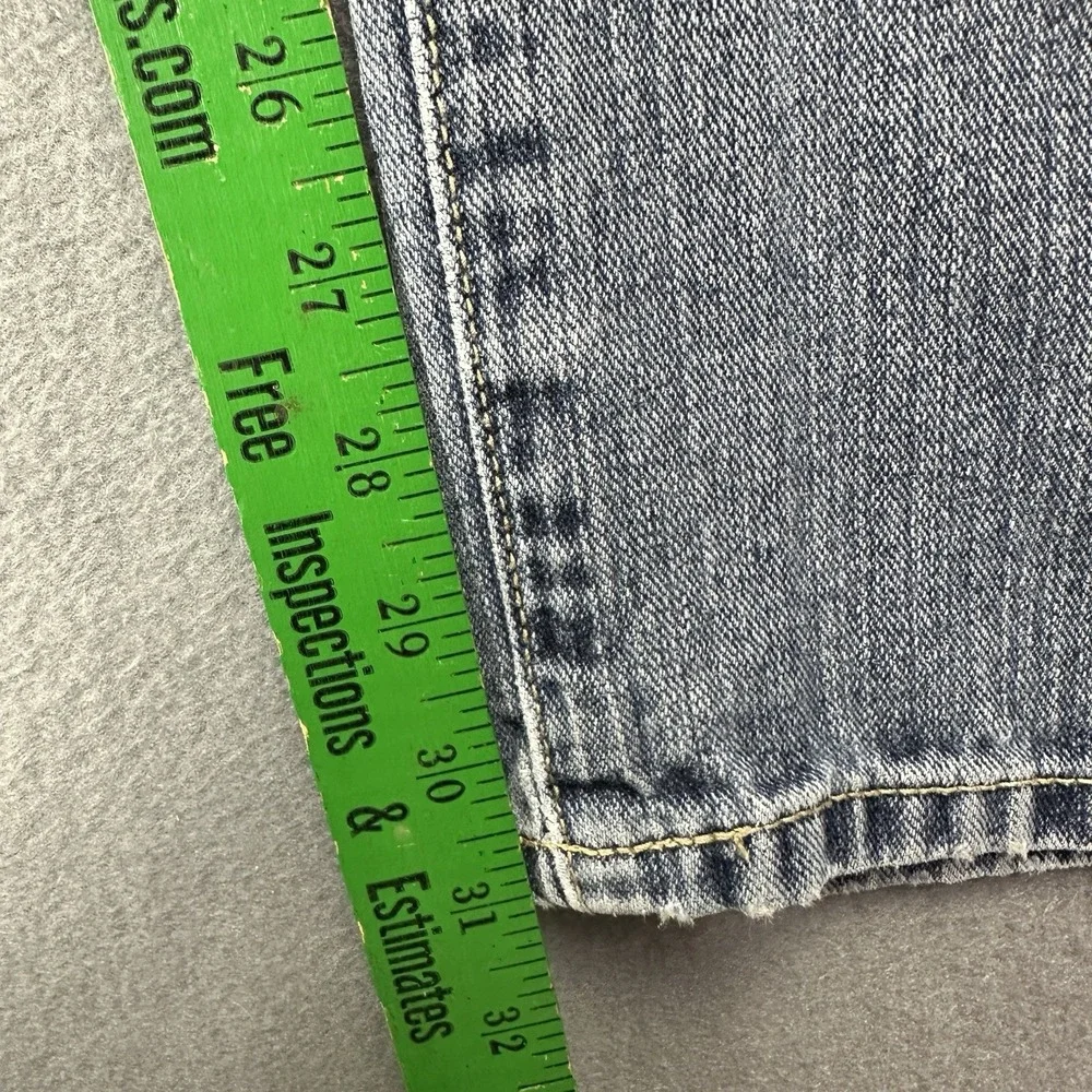 Vintage Drunknmunky Jeans Mens 32x32 Light Blue Baggy Loose Hip Hop Y2K Grunge